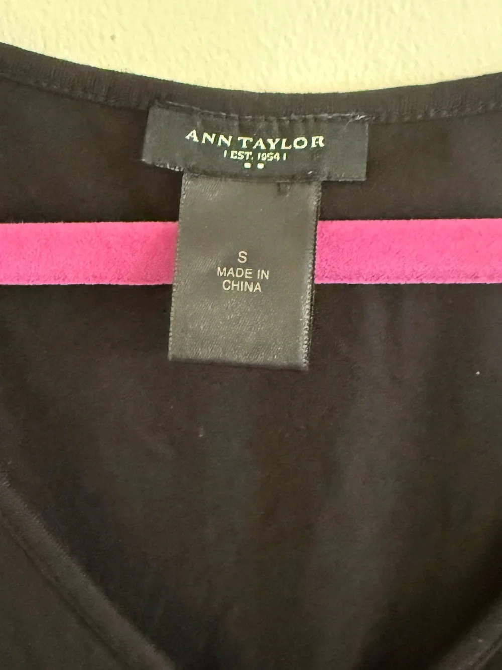 Ann Taylor Black V-Neck Smocked-Waist Maxi - Picture 4 of 8